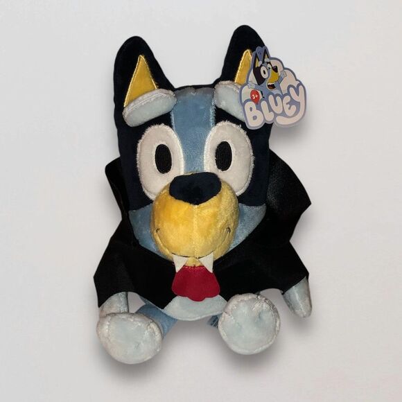Bluey Vampire Plush Halloween Stuff Animal 12” Inches New 2024 - Picture 1 of 9